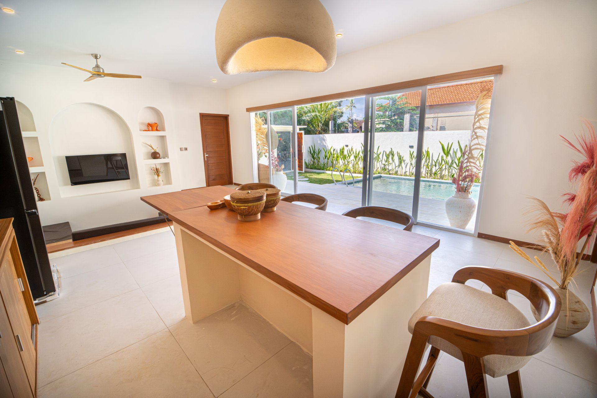 Newly Built 2-Bedroom Mediterranean Villa with Private Pool in Ubud, Balinese-Inspired Design
