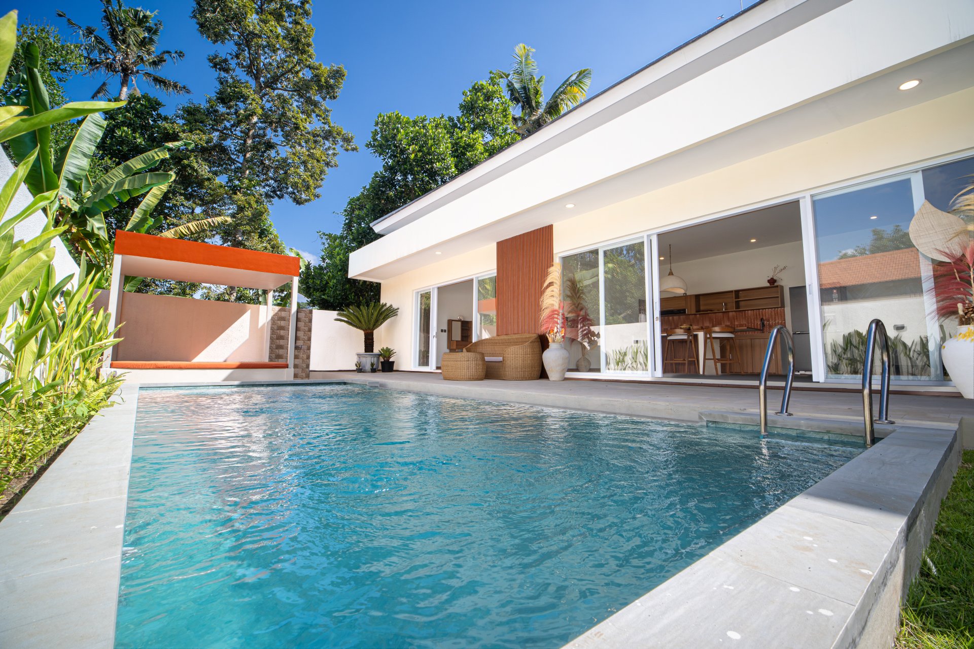 Newly Built 2-Bedroom Mediterranean Villa with Private Pool in Ubud, Balinese-Inspired Design