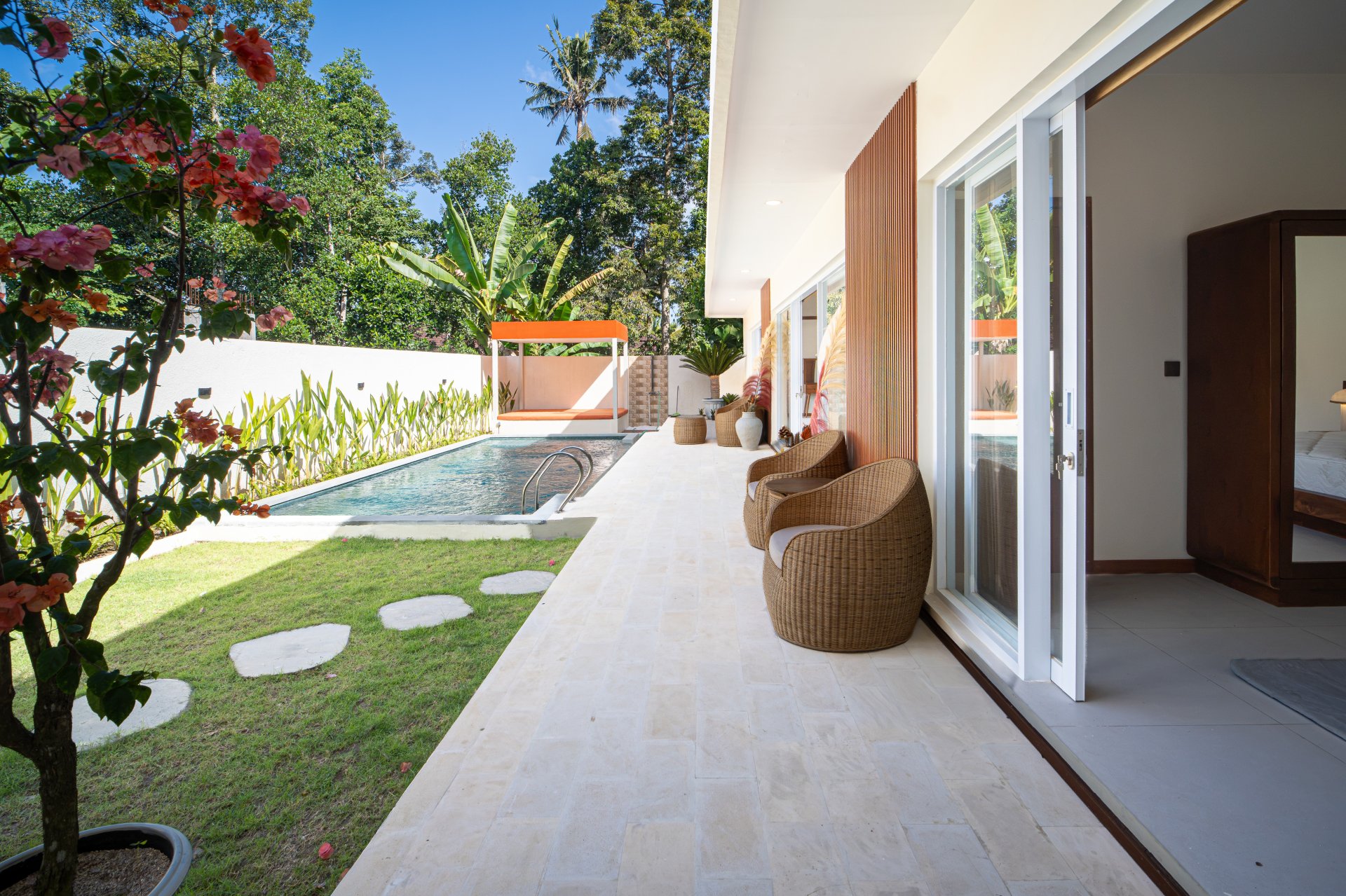 Newly Built 2-Bedroom Mediterranean Villa with Private Pool in Ubud, Balinese-Inspired Design