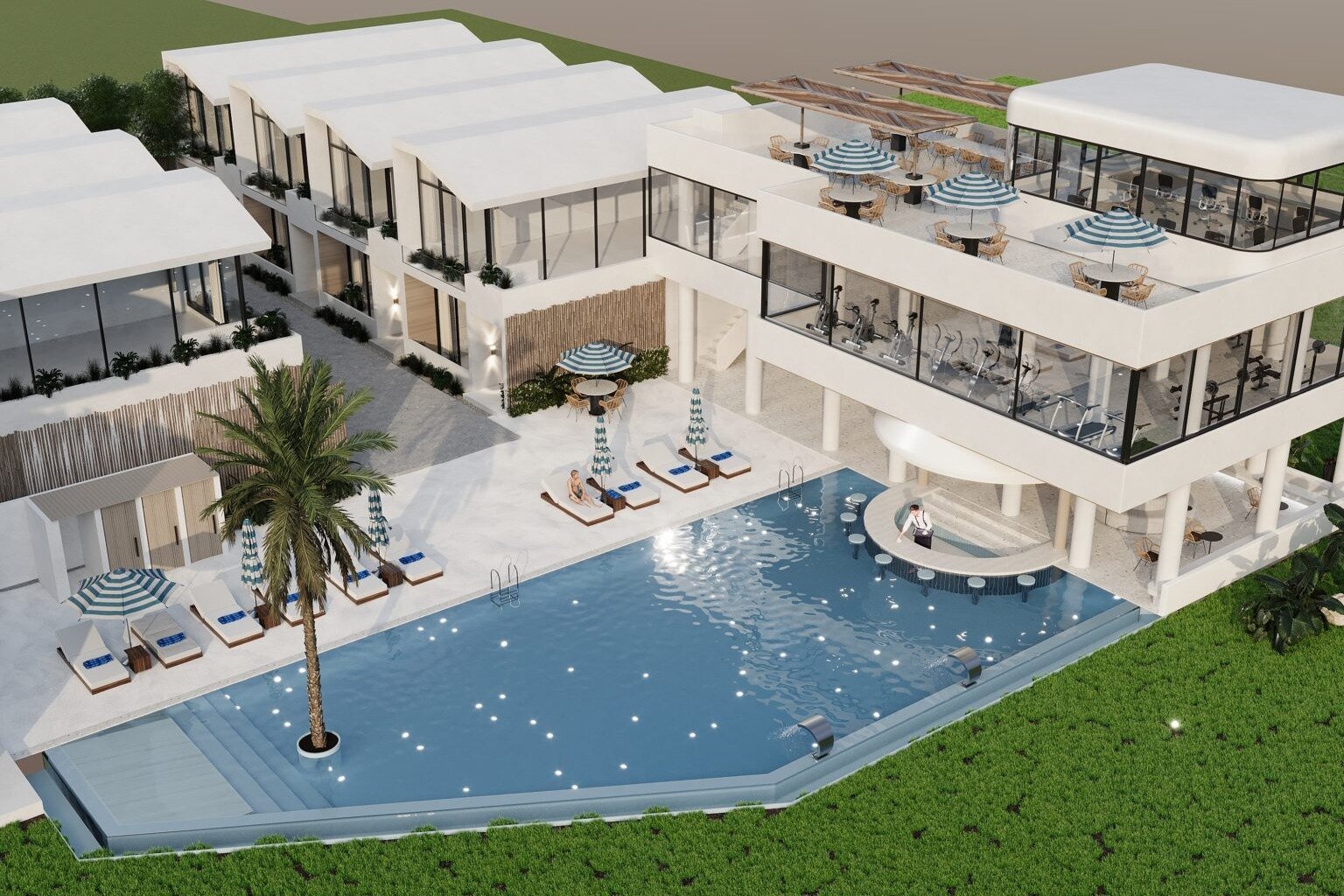 Low-Entry 1-Bedroom Investment Apartment in Buduk between Canggu & Ubud, Strong Rental Yield
