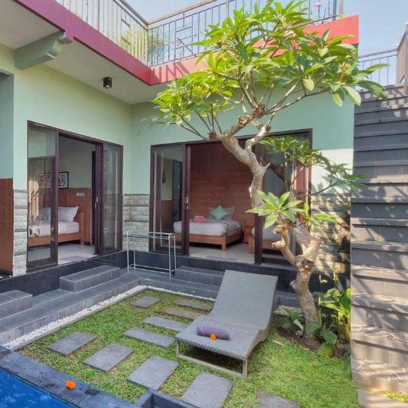 Vila 2 Kamar dengan Kolam Pribadi di Ubud Pusat — Ruang Terbuka, Siap untuk Sewa Panjang atau Pendek