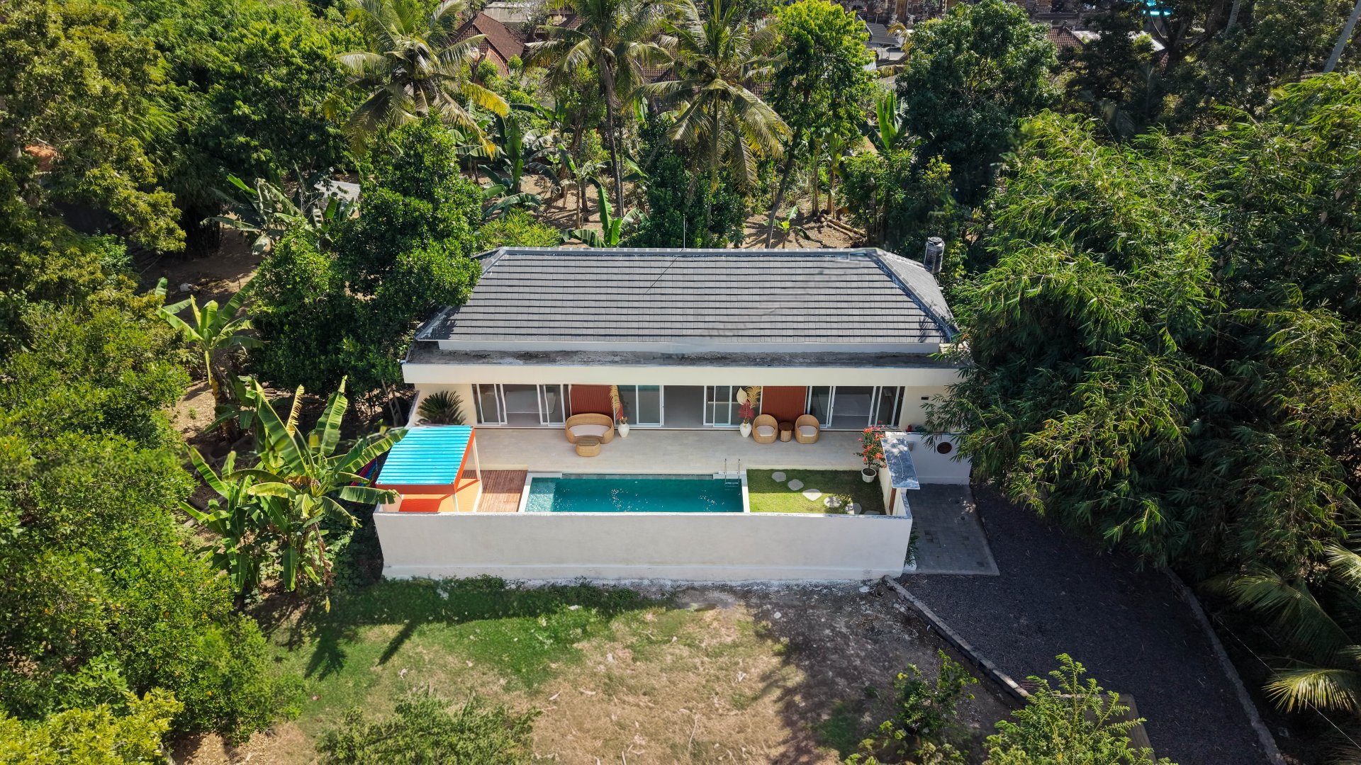 Newly Built 2-Bedroom Mediterranean Villa with Private Pool in Ubud, Balinese-Inspired Design