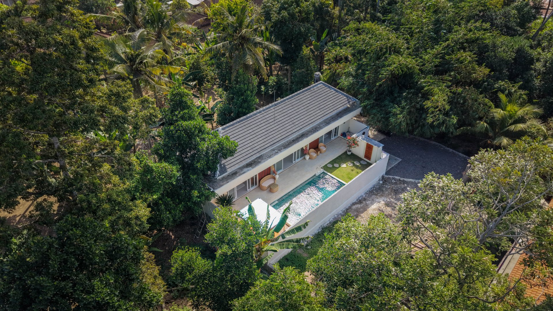 Newly Built 2-Bedroom Mediterranean Villa with Private Pool in Ubud, Balinese-Inspired Design